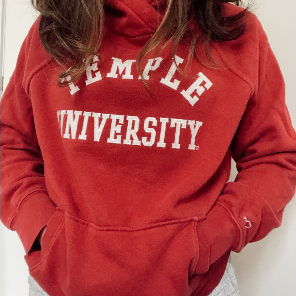 Unisex Vintage Temple University Hoodie